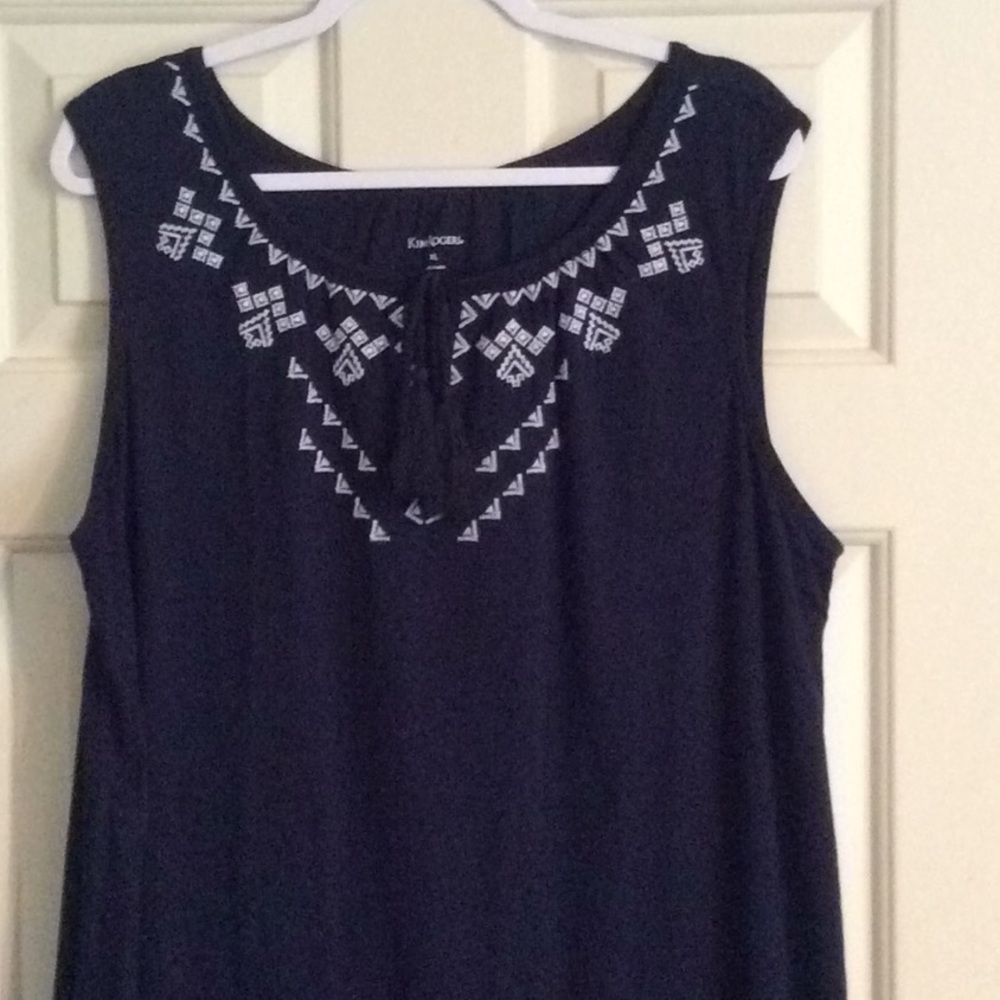 🌟 BUNDLE 3 For $12 - Dress - Navy/White - XL